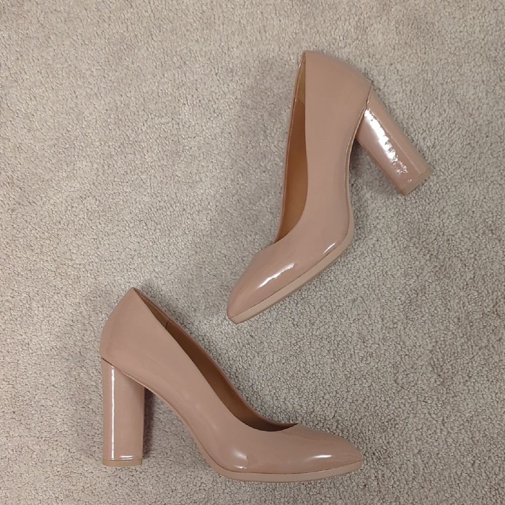Geox Patent Nude Pumps